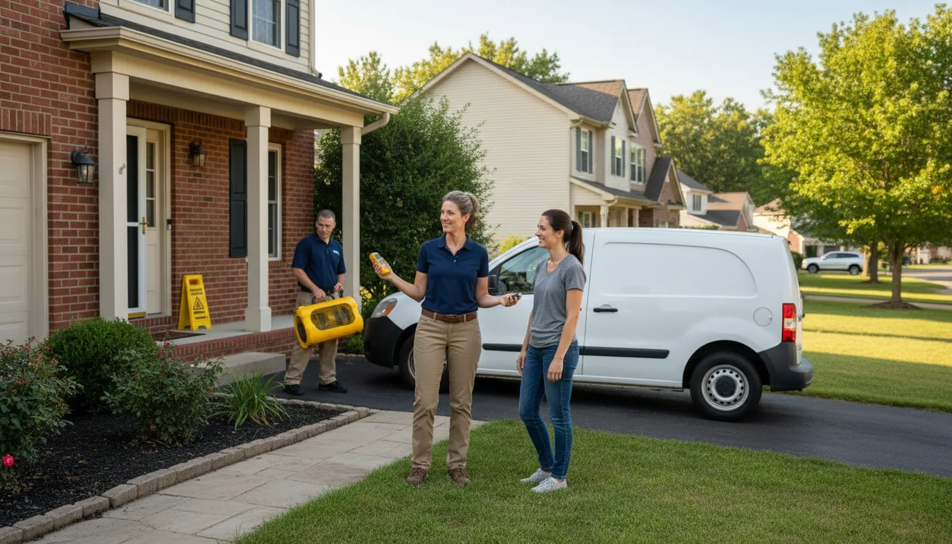 Water restoration image for Dehumidification And Cleanup Services in Mellette, SD